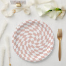 Search for dusty rose paper plates Retro