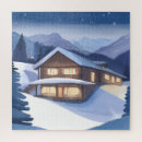 Search for log cabin puzzles Winter