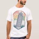 Search for leaning tower of pisa tshirts Vintage