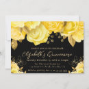 Search for yellow quinceanera invitations Floral