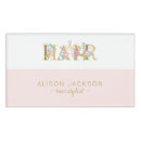 Search for hair salon name tags Hairstylist