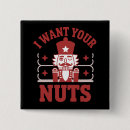 Search for funny nut badges Santa