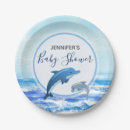 Search for dolphins paper plates For her