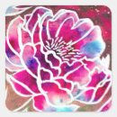 Search for pink dahlia stickers Watercolor