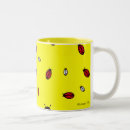 Search for black ladybug mugs White