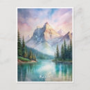Search for banff national park postcards Watercolor