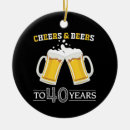 Search for 40th birthday christmas tree decorations Cheers and beers