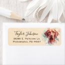 Search for vizsla return address labels Cute