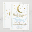 Search for twin stars baby shower invitations Girls