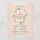 Search for pink cross first communion invitations Floral
