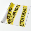 Search for caution wrapping paper Funny