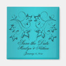 Search for teal wedding magnets Blue