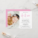 Search for post baby shower invitations Pink