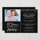 Search for 25 year anniversary invitations Typography