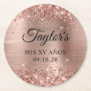Search for rose gold coasters Girly
