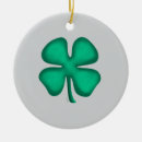 Search for clover christmas tree decorations Irish