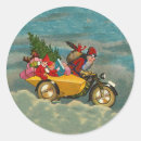 Search for motorbike stickers Santa