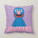 Search for grover cushions Grover sesame street
