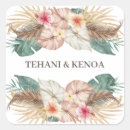 Search for hibiscus wedding stickers Beach