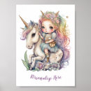 Search for childrens name posters Unicorn