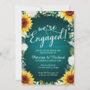 Search for barn engagement party invitations Sunflowers
