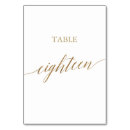 Search for 18 table cards Table number eighteen