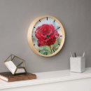 Search for rose clocks Burgundy