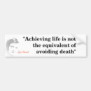 Search for achieve bumper stickers Life