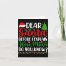 Search for dear santa i can explain christmas cards Kids
