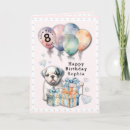Search for cute dog birthday cards Watercolor