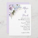 Search for blue and lavender wedding invitations Purple