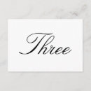 Search for horizontal table cards Number