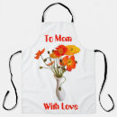 Search for red poppy aprons Stylish