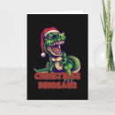Search for dinosaur christmas cards Rex