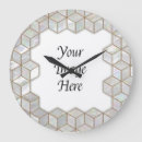 Search for mother of pearl clocks Nacre
