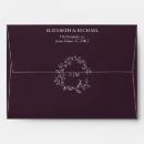 Search for purple wedding envelopes Minimalist