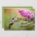 Search for hummingbird birthday invitations Floral