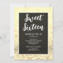 Search for bling sweet 16 invitations Glitter