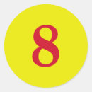 Search for number stickers Yellow