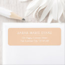 Search for peach return address labels Colourful