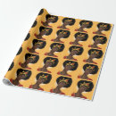 Search for black woman wrapping paper Natural hair