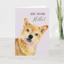 Search for just saying hello cards Watercolor