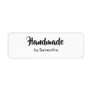 Search for handmade return address labels Handcrafted