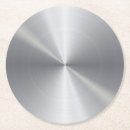 Search for stainless steel metal coasters Silver