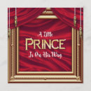 Search for red prince baby shower invitations Gold