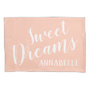 Search for sweet dreams pillowcases Pink