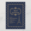 Search for navy blue sweet 16 invitations Gold