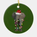 Search for elephant in santa hat christmas tree decorations Xmas