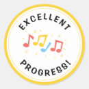 Search for colourful musical notes stickers Music teacher