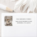 Search for reindeer return address labels Vintage